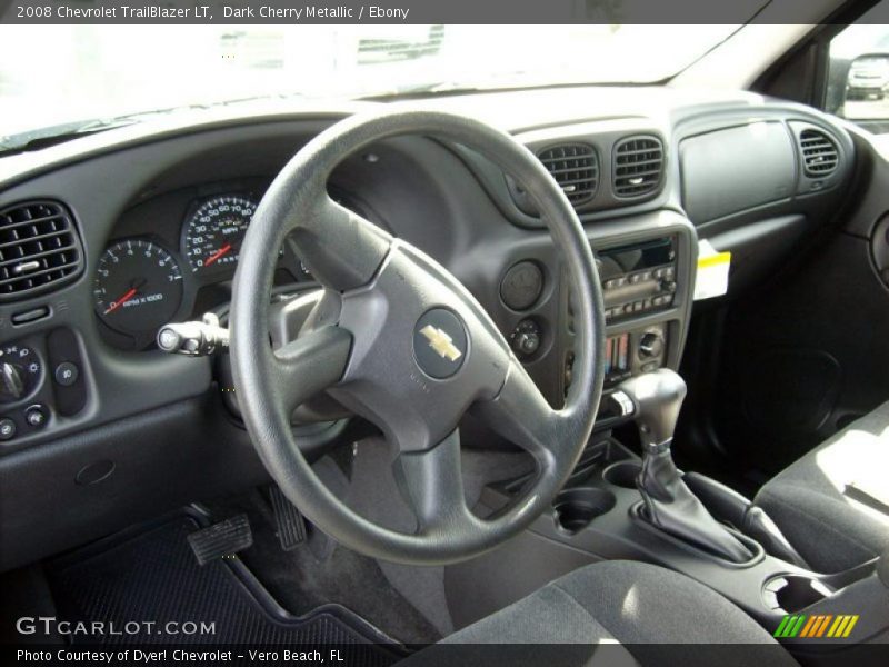Dark Cherry Metallic / Ebony 2008 Chevrolet TrailBlazer LT