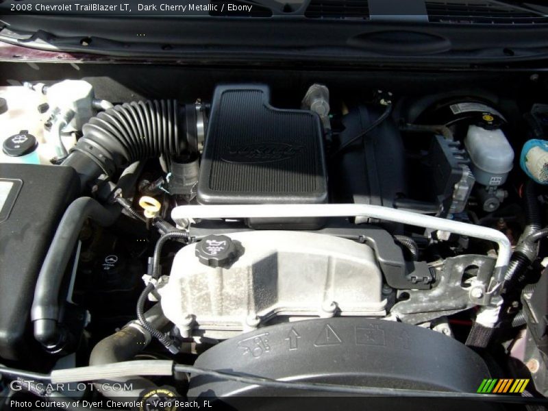 Dark Cherry Metallic / Ebony 2008 Chevrolet TrailBlazer LT
