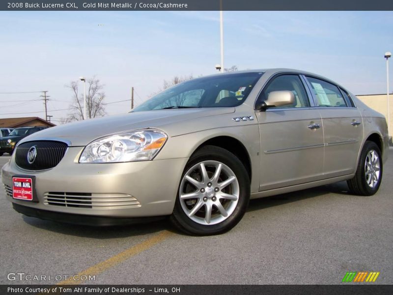 Gold Mist Metallic / Cocoa/Cashmere 2008 Buick Lucerne CXL
