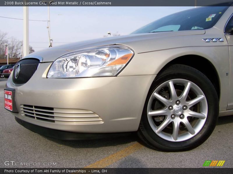 Gold Mist Metallic / Cocoa/Cashmere 2008 Buick Lucerne CXL