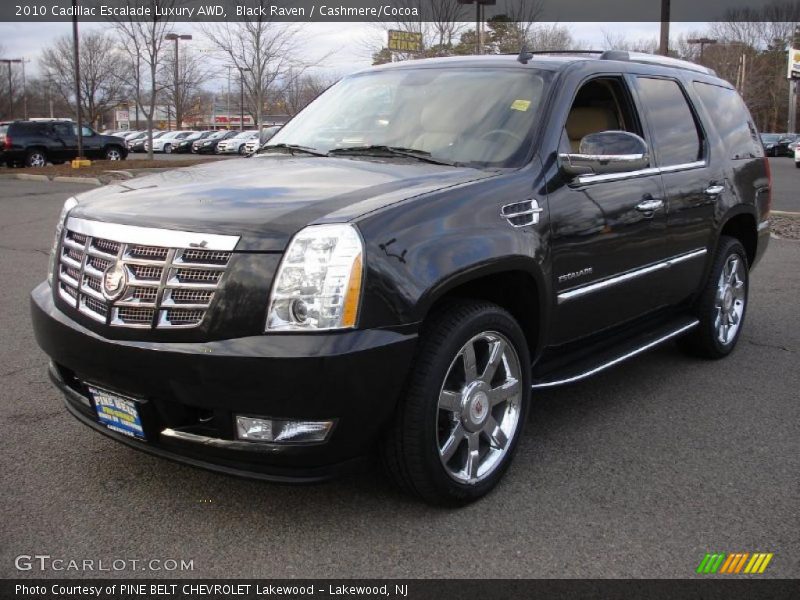 Black Raven / Cashmere/Cocoa 2010 Cadillac Escalade Luxury AWD
