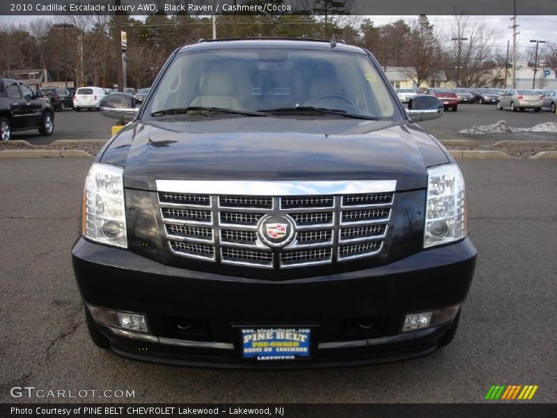 Black Raven / Cashmere/Cocoa 2010 Cadillac Escalade Luxury AWD