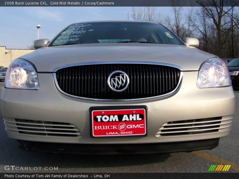 Gold Mist Metallic / Cocoa/Cashmere 2008 Buick Lucerne CXL