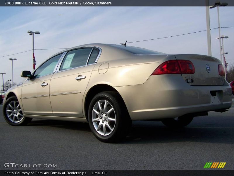 Gold Mist Metallic / Cocoa/Cashmere 2008 Buick Lucerne CXL
