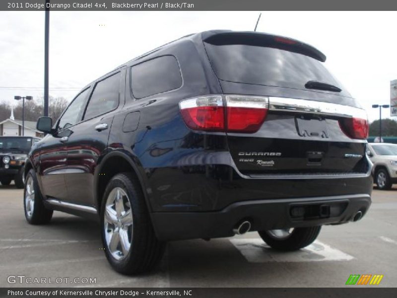 Blackberry Pearl / Black/Tan 2011 Dodge Durango Citadel 4x4