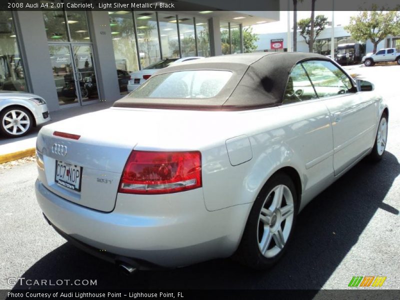Light Silver Metallic / Black 2008 Audi A4 2.0T Cabriolet