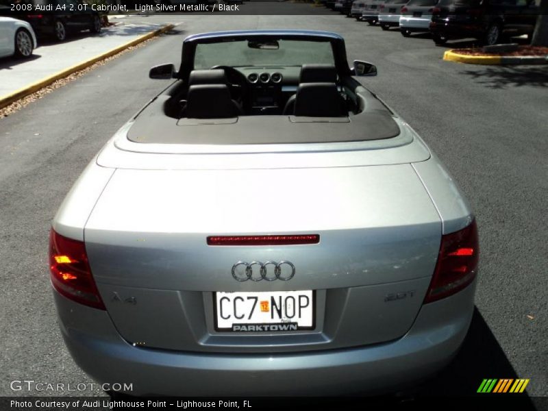 Light Silver Metallic / Black 2008 Audi A4 2.0T Cabriolet