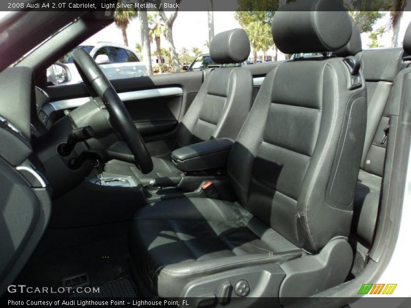Light Silver Metallic / Black 2008 Audi A4 2.0T Cabriolet