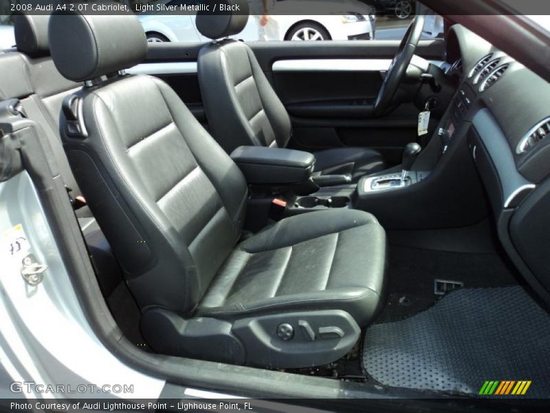 Light Silver Metallic / Black 2008 Audi A4 2.0T Cabriolet