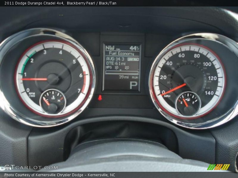 Blackberry Pearl / Black/Tan 2011 Dodge Durango Citadel 4x4
