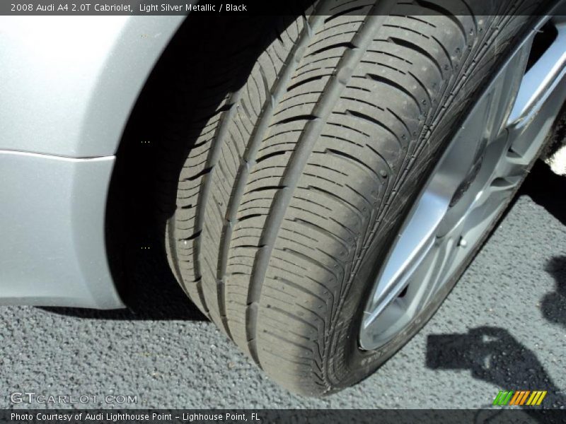 Light Silver Metallic / Black 2008 Audi A4 2.0T Cabriolet