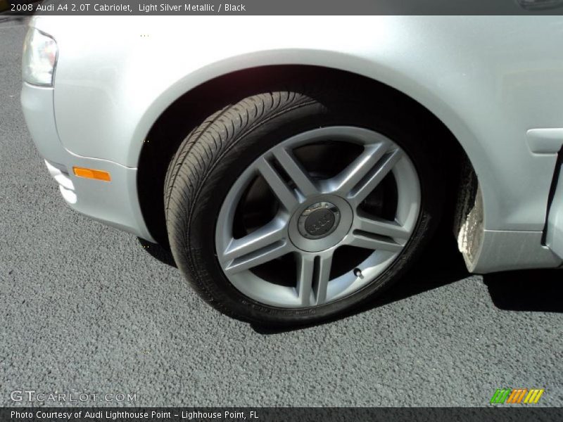 Light Silver Metallic / Black 2008 Audi A4 2.0T Cabriolet