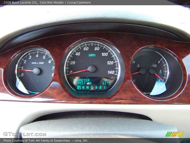 Gold Mist Metallic / Cocoa/Cashmere 2008 Buick Lucerne CXL