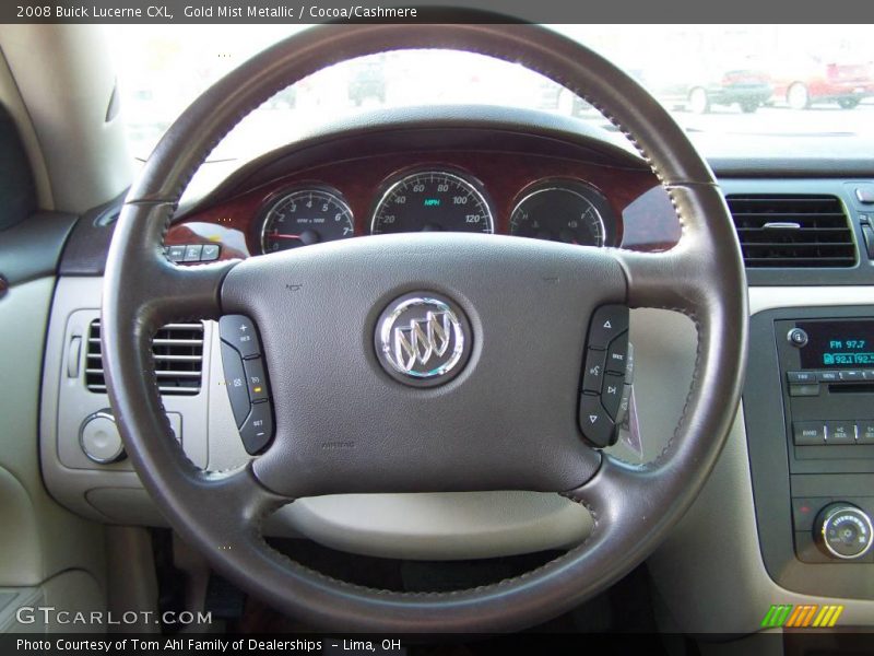 Gold Mist Metallic / Cocoa/Cashmere 2008 Buick Lucerne CXL