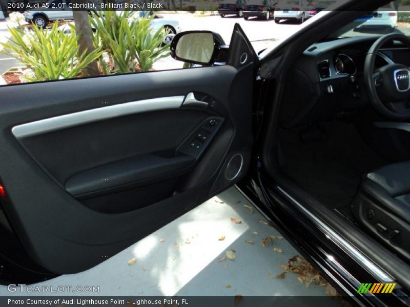 Brilliant Black / Black 2010 Audi A5 2.0T Cabriolet