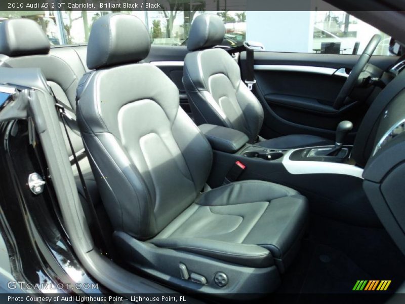Brilliant Black / Black 2010 Audi A5 2.0T Cabriolet