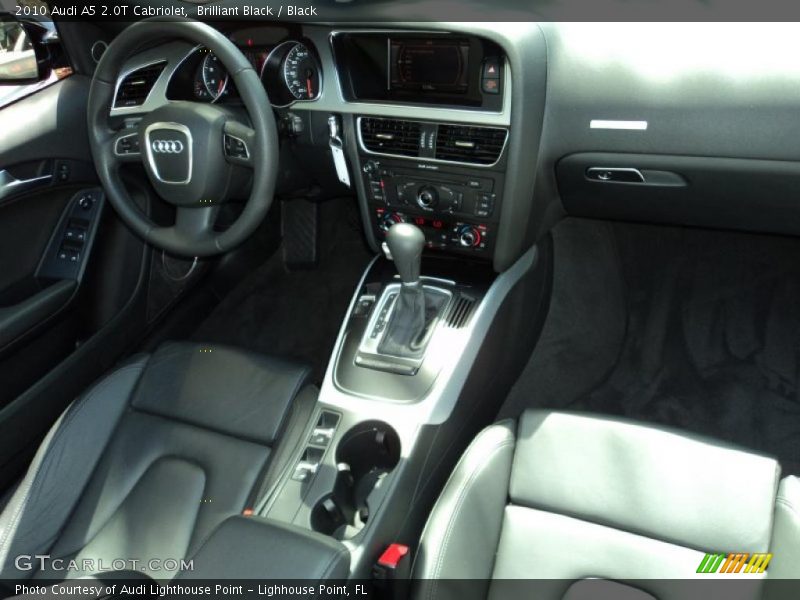 Brilliant Black / Black 2010 Audi A5 2.0T Cabriolet