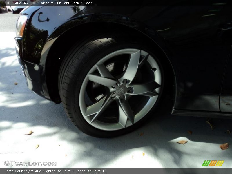Brilliant Black / Black 2010 Audi A5 2.0T Cabriolet