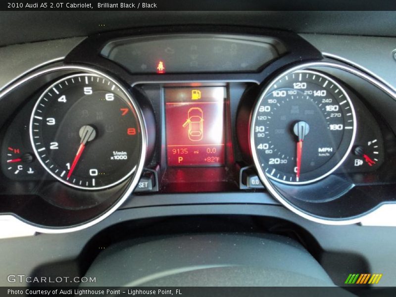  2010 A5 2.0T Cabriolet 2.0T Cabriolet Gauges