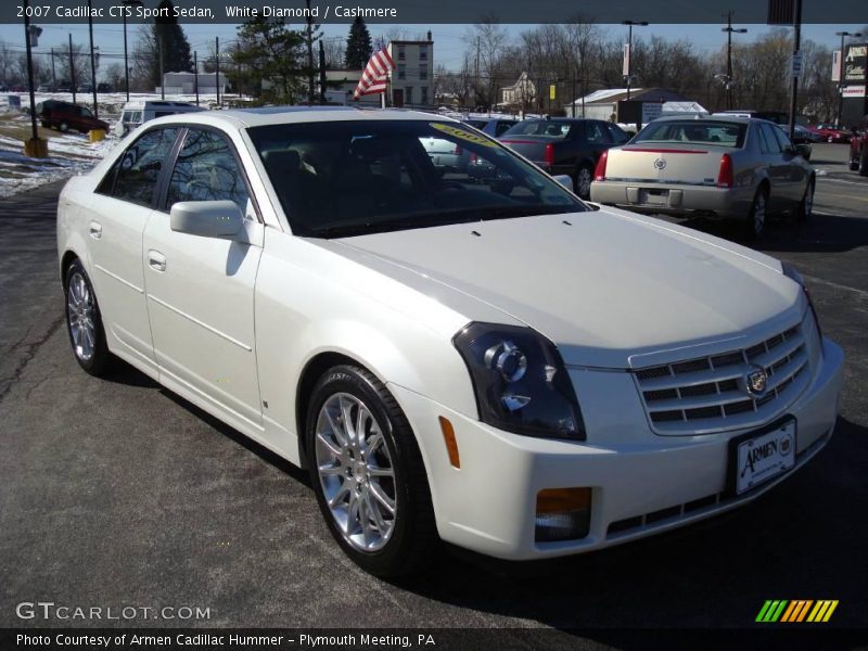 White Diamond / Cashmere 2007 Cadillac CTS Sport Sedan