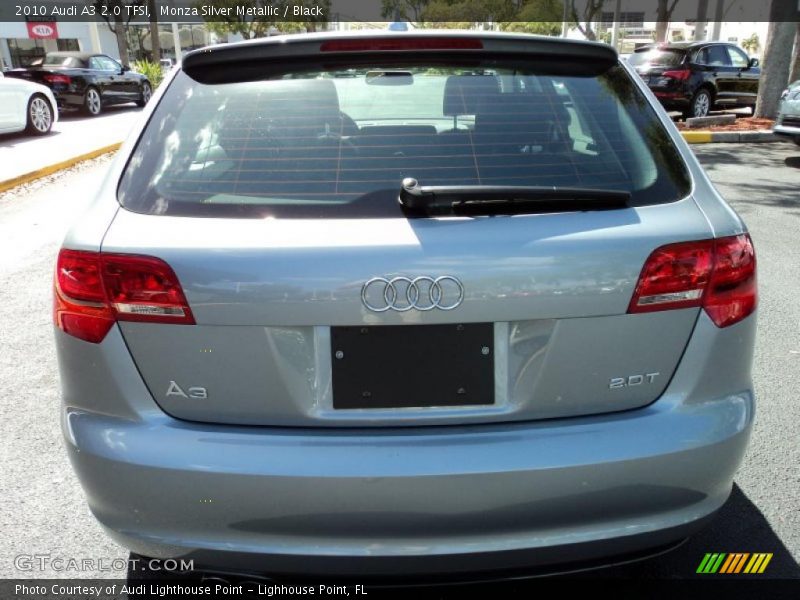 Monza Silver Metallic / Black 2010 Audi A3 2.0 TFSI