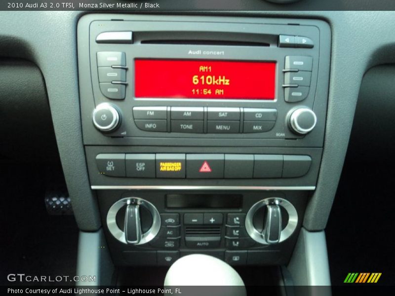 Controls of 2010 A3 2.0 TFSI