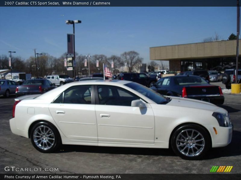 White Diamond / Cashmere 2007 Cadillac CTS Sport Sedan