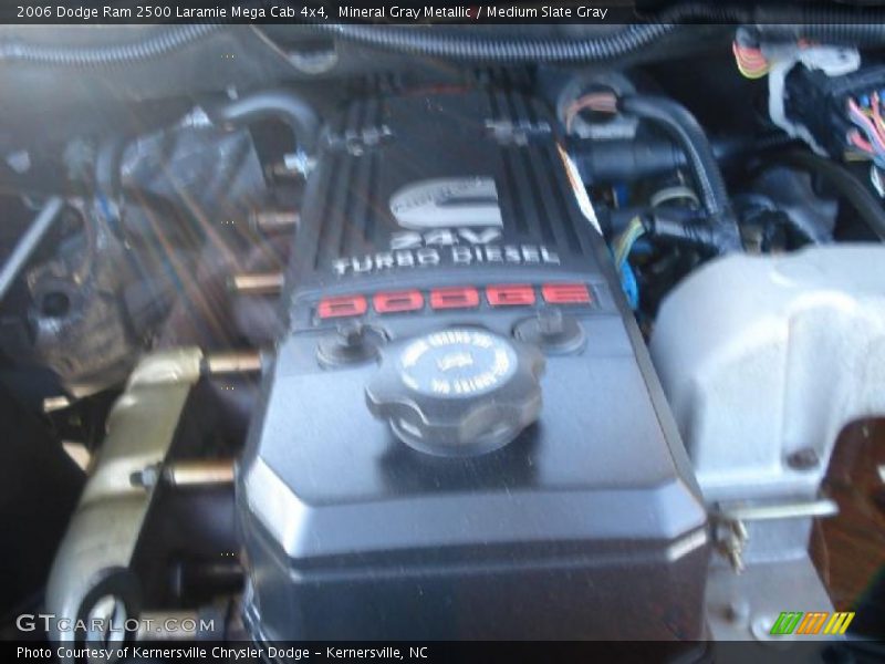 Mineral Gray Metallic / Medium Slate Gray 2006 Dodge Ram 2500 Laramie Mega Cab 4x4