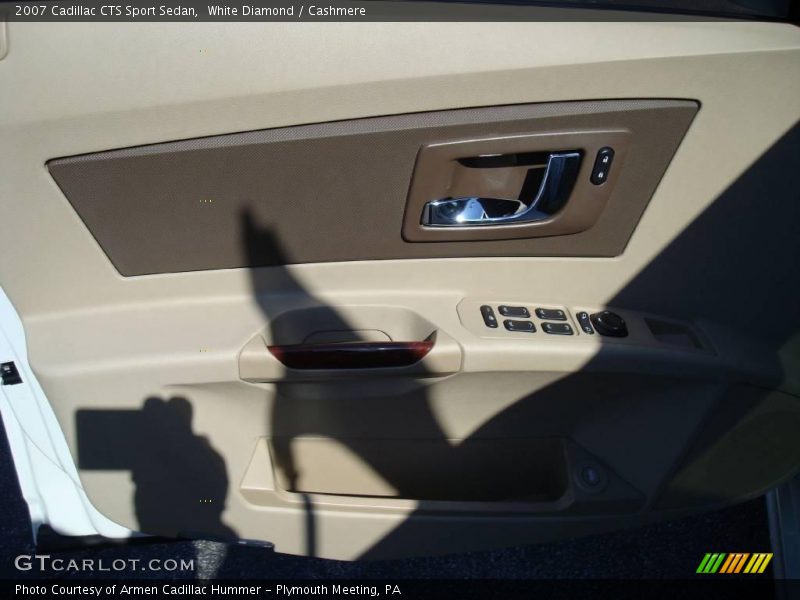 White Diamond / Cashmere 2007 Cadillac CTS Sport Sedan