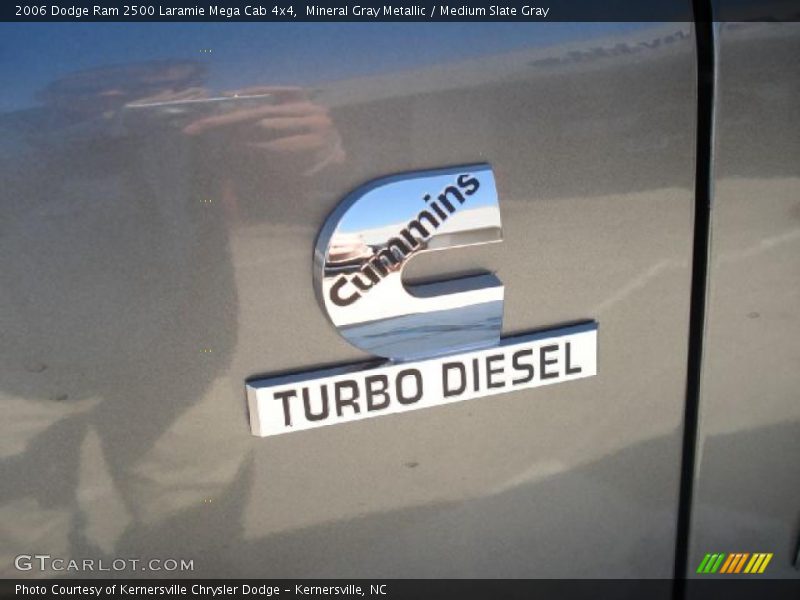 Mineral Gray Metallic / Medium Slate Gray 2006 Dodge Ram 2500 Laramie Mega Cab 4x4