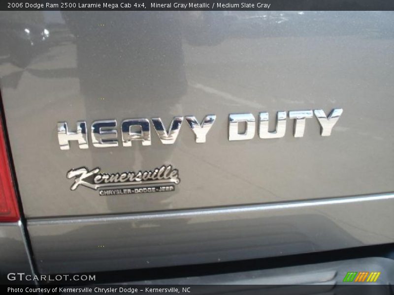 Mineral Gray Metallic / Medium Slate Gray 2006 Dodge Ram 2500 Laramie Mega Cab 4x4