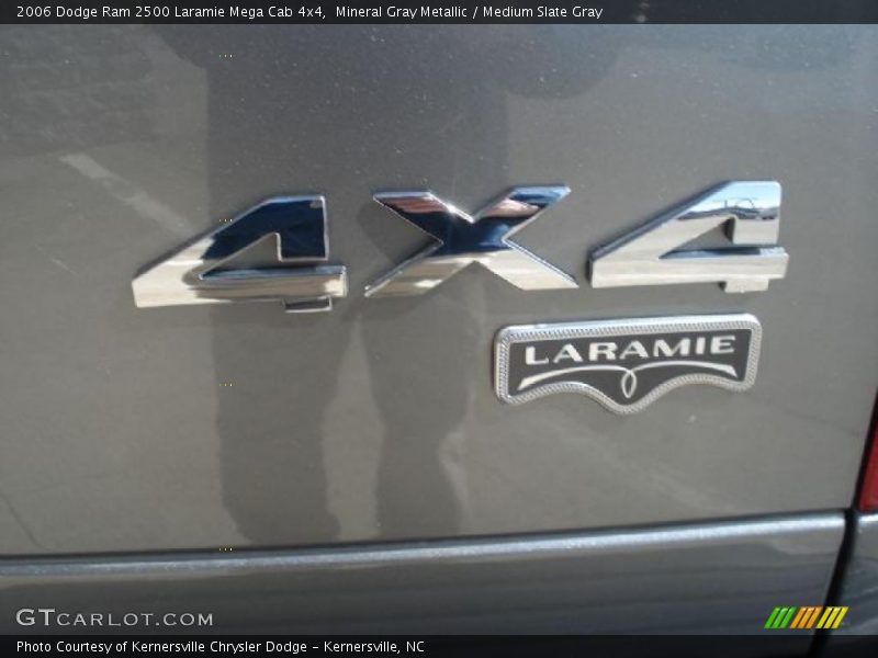 Mineral Gray Metallic / Medium Slate Gray 2006 Dodge Ram 2500 Laramie Mega Cab 4x4