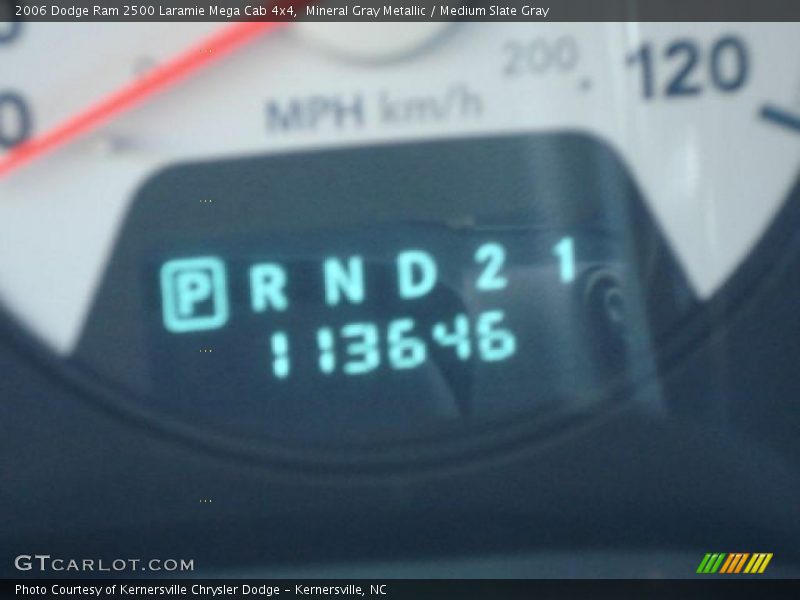 Mineral Gray Metallic / Medium Slate Gray 2006 Dodge Ram 2500 Laramie Mega Cab 4x4