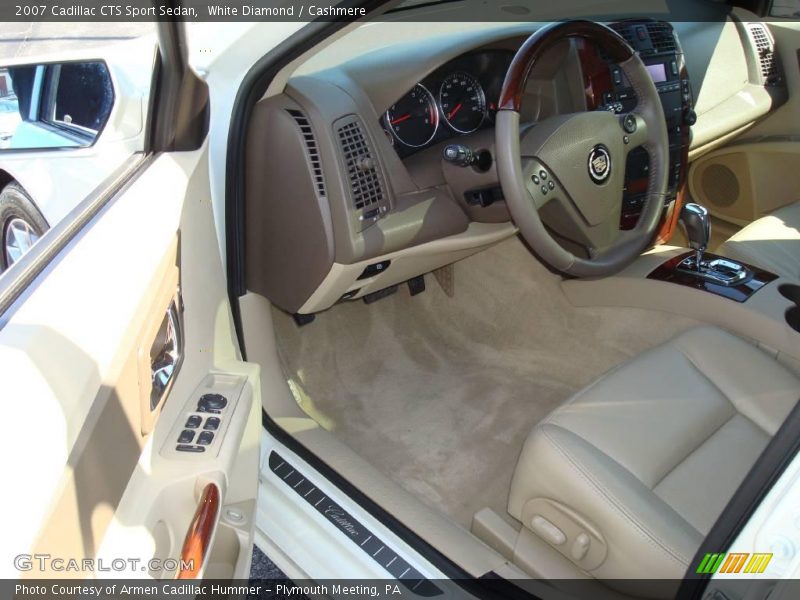 White Diamond / Cashmere 2007 Cadillac CTS Sport Sedan