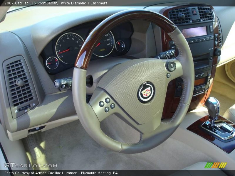 White Diamond / Cashmere 2007 Cadillac CTS Sport Sedan