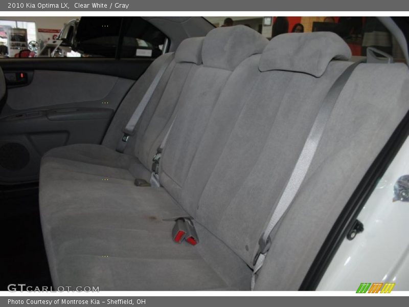 Clear White / Gray 2010 Kia Optima LX