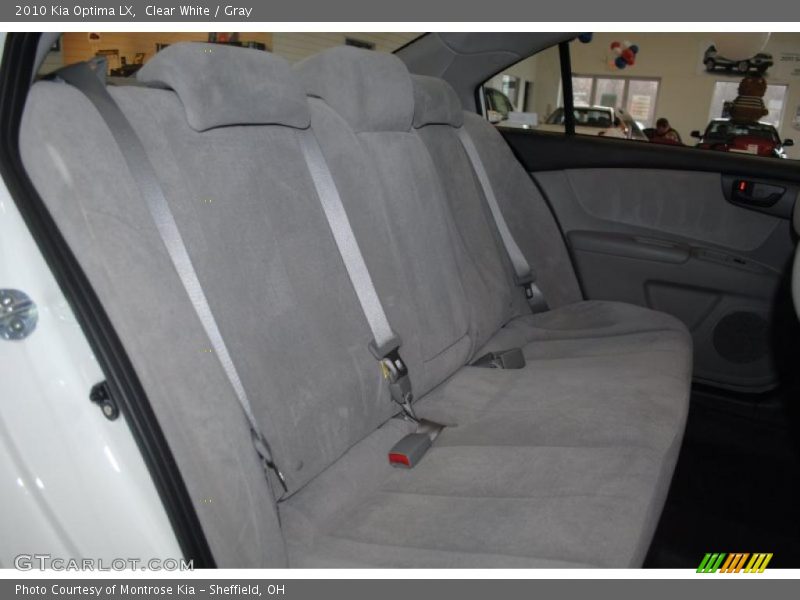 Clear White / Gray 2010 Kia Optima LX