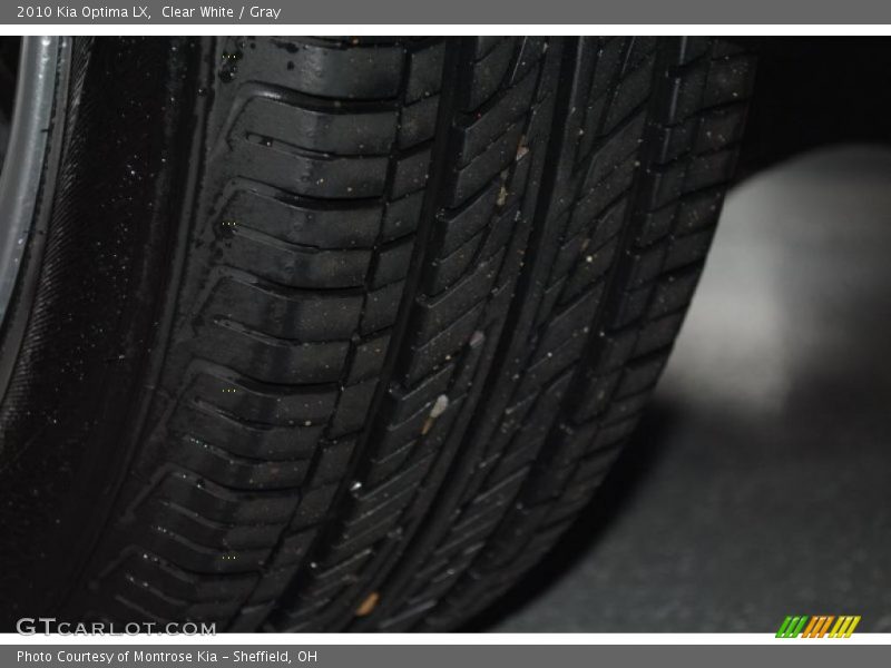 Clear White / Gray 2010 Kia Optima LX