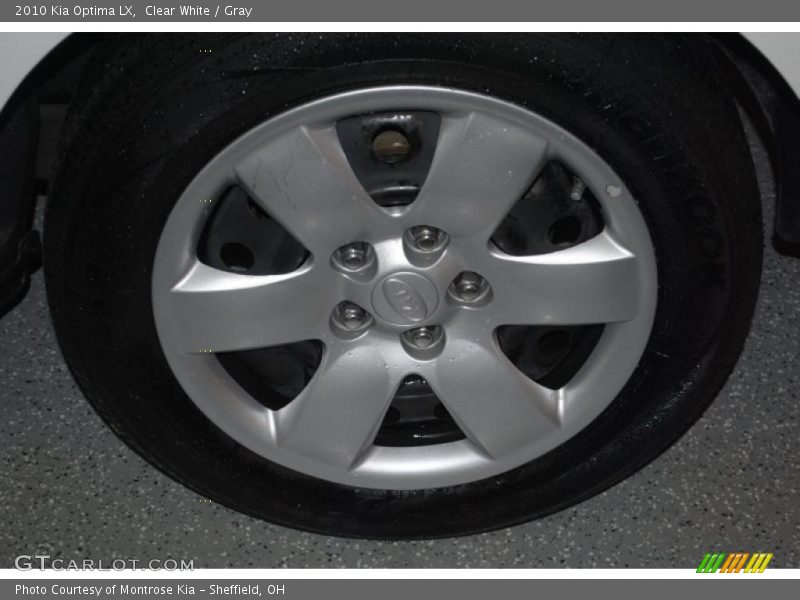 Clear White / Gray 2010 Kia Optima LX