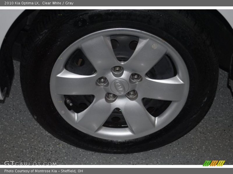 Clear White / Gray 2010 Kia Optima LX