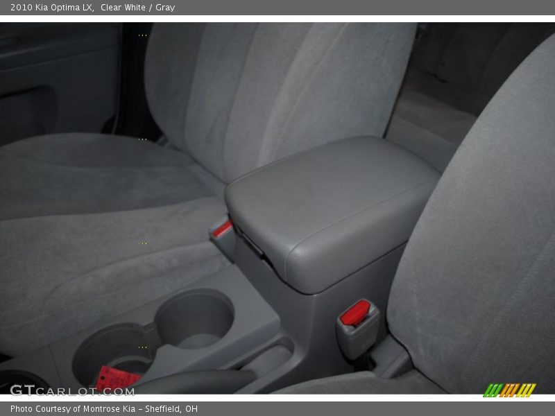 Clear White / Gray 2010 Kia Optima LX