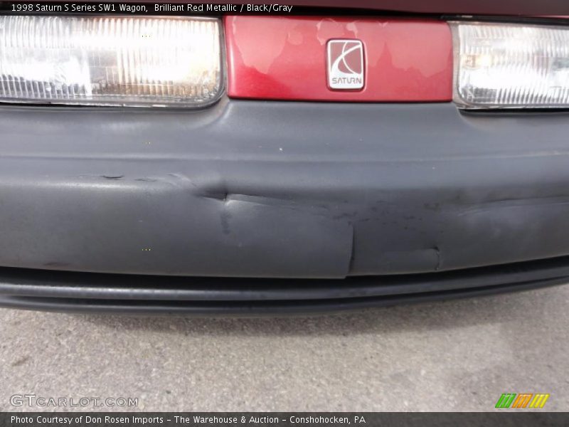 Brilliant Red Metallic / Black/Gray 1998 Saturn S Series SW1 Wagon