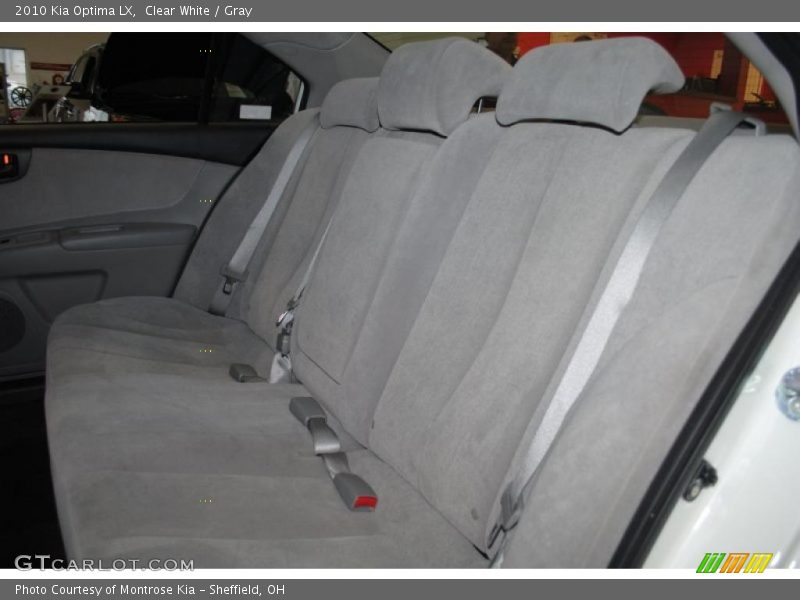 Clear White / Gray 2010 Kia Optima LX