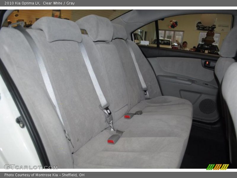 Clear White / Gray 2010 Kia Optima LX
