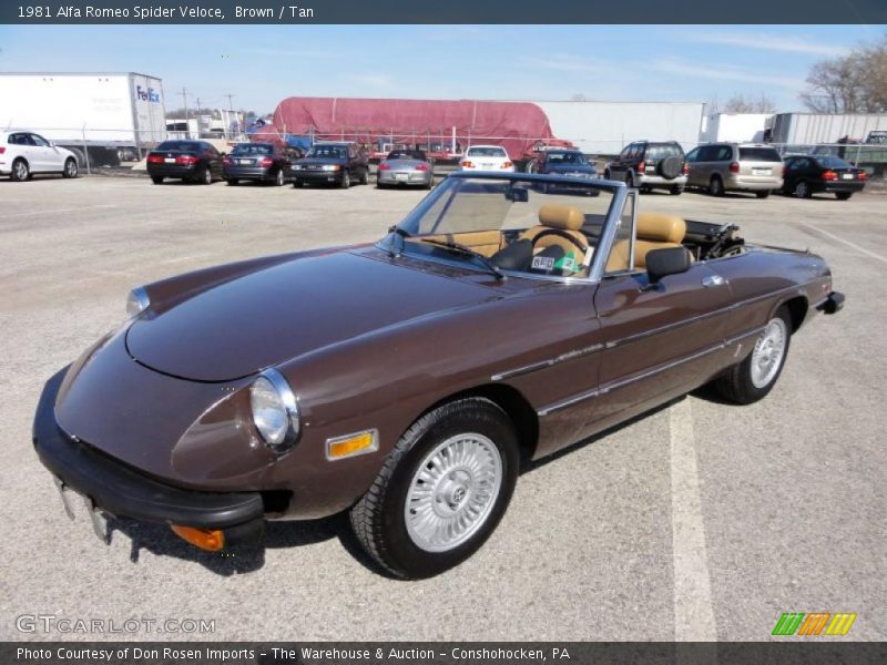 Front 3/4 View of 1981 Spider Veloce