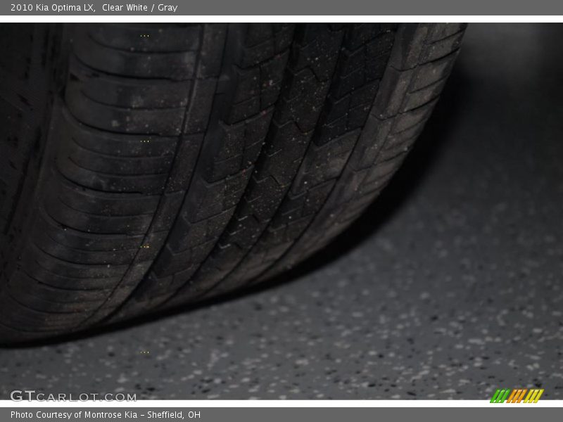Clear White / Gray 2010 Kia Optima LX