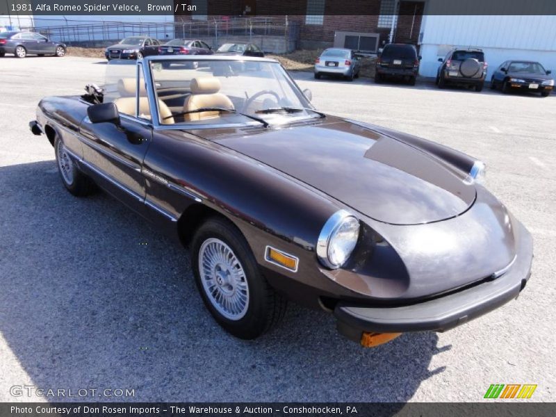 Front 3/4 View of 1981 Spider Veloce