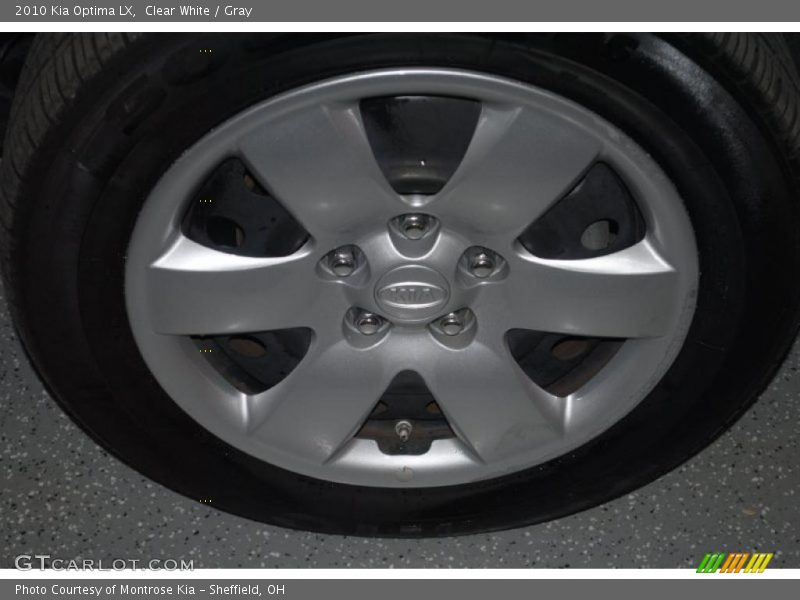 Clear White / Gray 2010 Kia Optima LX