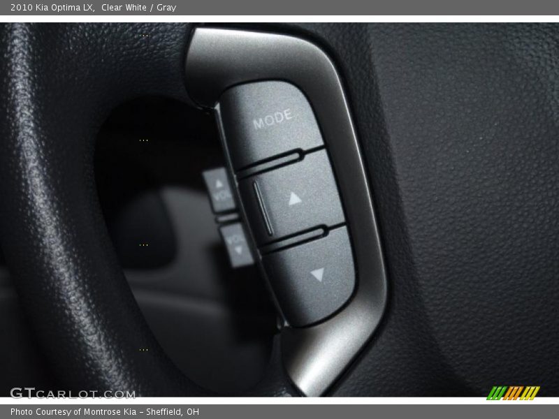 Clear White / Gray 2010 Kia Optima LX