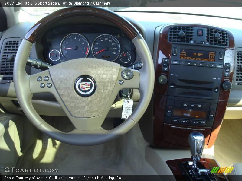 White Diamond / Cashmere 2007 Cadillac CTS Sport Sedan